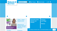 Desktop Screenshot of diakonie-mark-ruhr.de